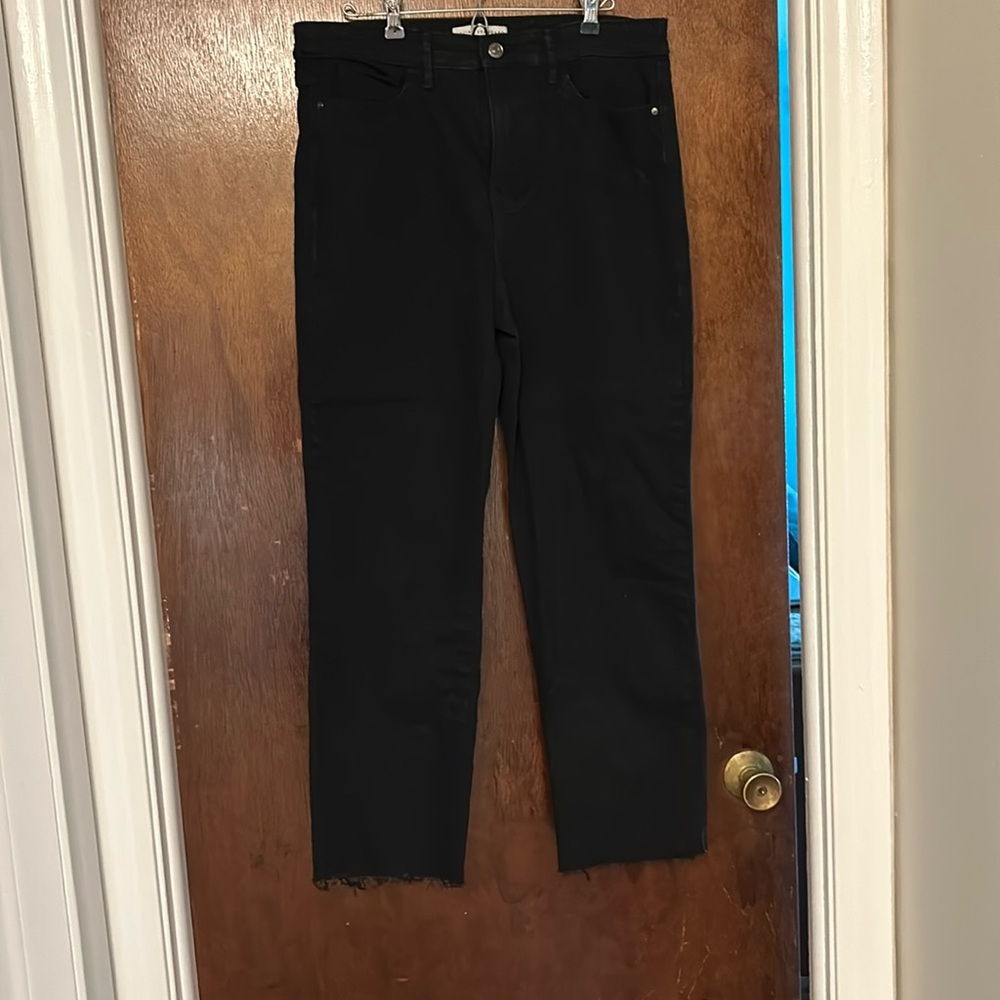 Sanctuary Black jeans high rise crop straight